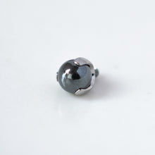 Load image into Gallery viewer, 3-Prong Natural Stone Ball Threaded End (14g/12g)