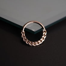 Load image into Gallery viewer, Flat Chain Continuous Ring