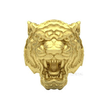 Load image into Gallery viewer, Tiger Head Threaded End