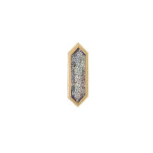 Load image into Gallery viewer, Mini Hexa Gemstone Stud with Labradorite