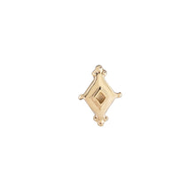 Load image into Gallery viewer, Mini Dala Detail Gold Stud - Diamond