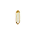 Mini Hexa Gemstone Stud with Citrine