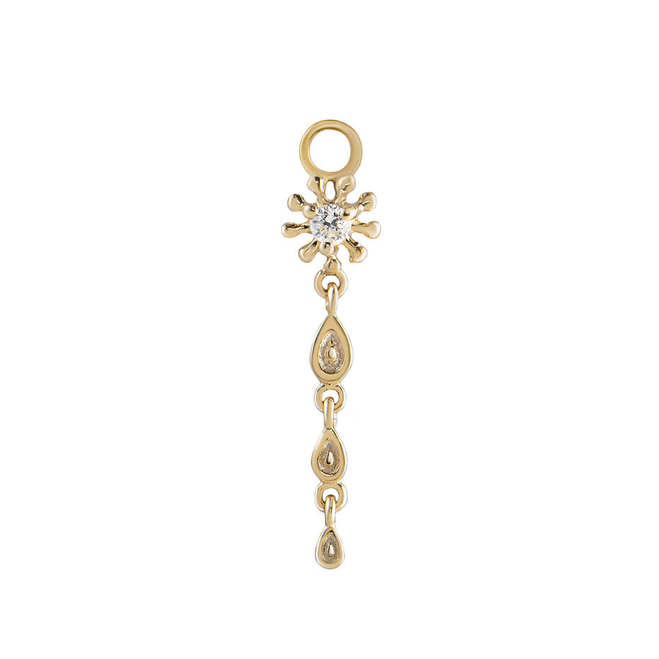Dala Droplet Plaque 1 - Diamond Triple Petal Droplet