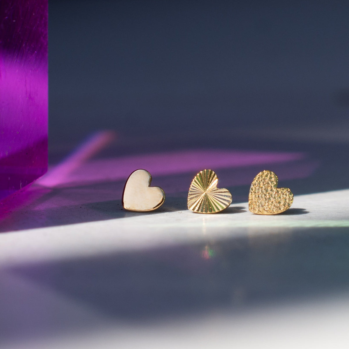 Flat Heart Pin End