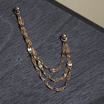 Gold 3-layer Parti Chain