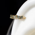 Laguna Hinged Ring with London Blue Topaz
