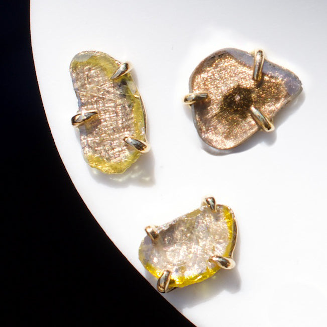 Large Prong Diamond Slice Pin End