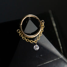 Load image into Gallery viewer, Sora Floating Diamond Hinged Ring