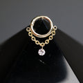 Sora Floating Diamond Hinged Ring
