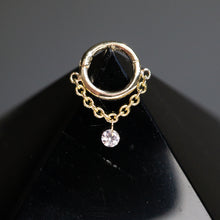 Load image into Gallery viewer, Sora Floating Diamond Hinged Ring