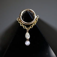 Load image into Gallery viewer, Sora Floating Diamond Hinged Ring