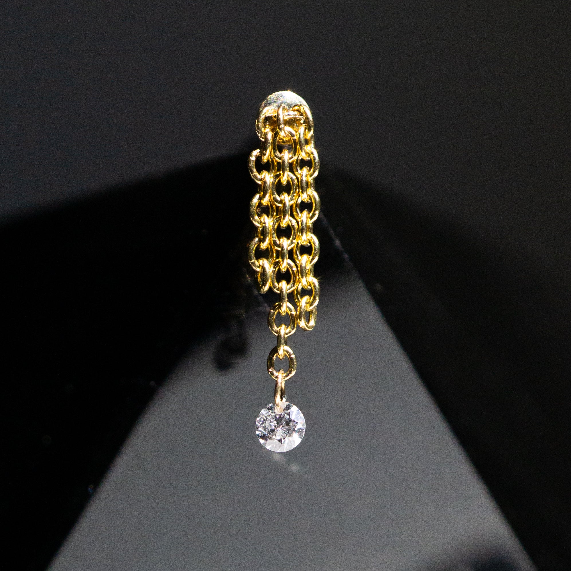 Sora Floating Diamond + Chain Threaded End