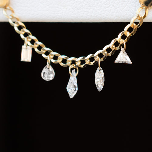 Khione Chain with Fancy Shape Diamonds