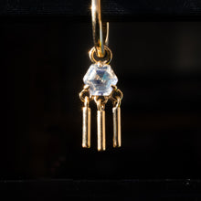 Load image into Gallery viewer, Hexagon Moonstone Wind Chime Charm