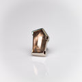 Peach Geometric Cut Umba Sapphire Pin End