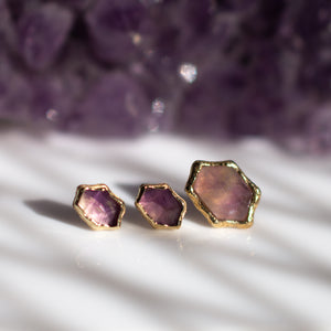 Pump Up The Volume Pin End with Amethyst