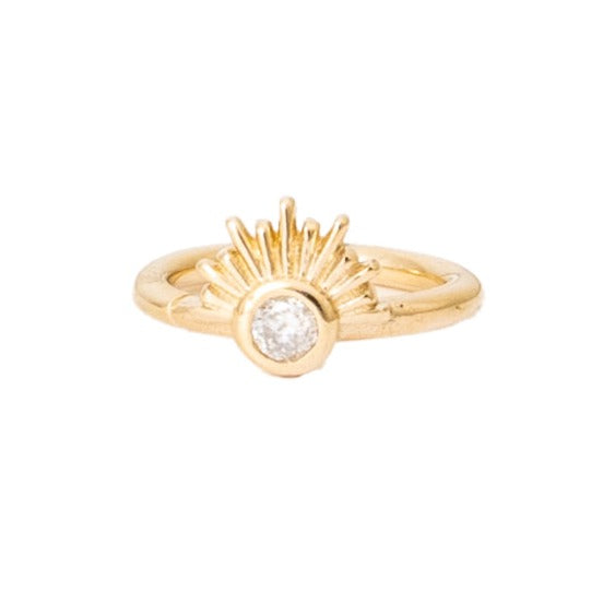 Blaze Fixed Bead Ring