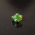 Jade Oval Prong Threaded End