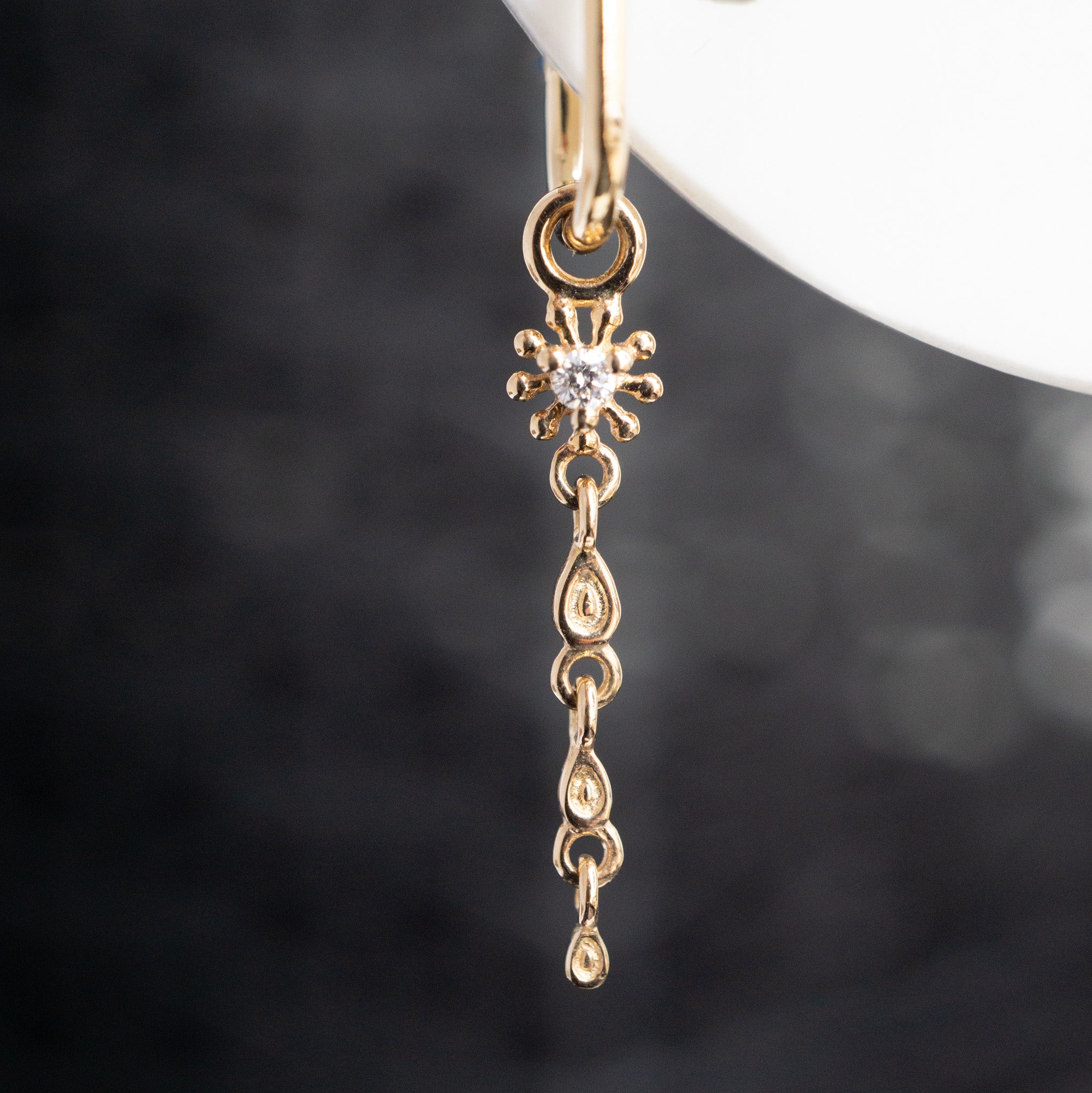 Dala Droplet Plaque 1 - Diamond Triple Petal Droplet