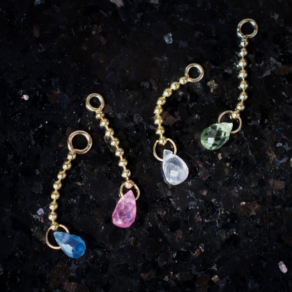 Eudora Single Charm with Sapphire