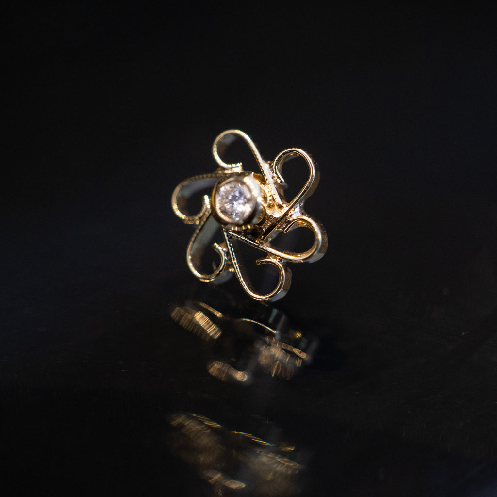 Diamond Shakti Pin End