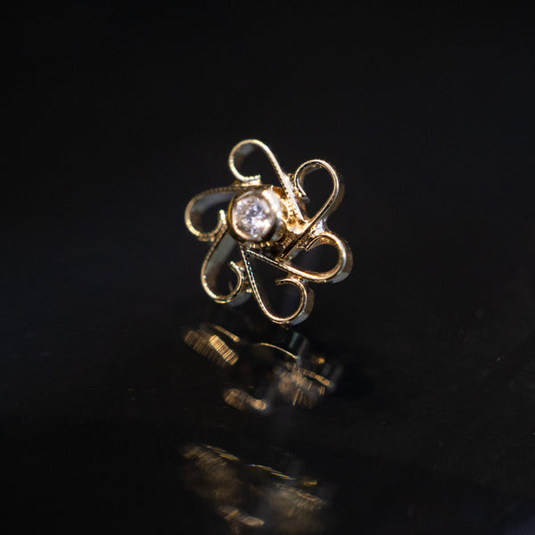 Diamond Shakti Pin End