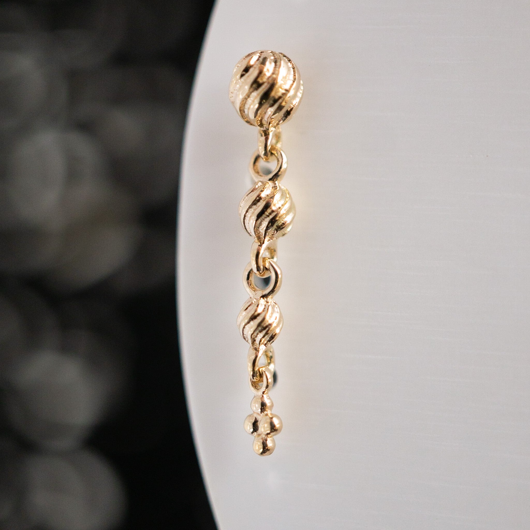 Dala Details Lantern Drop Stud 3