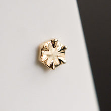 Load image into Gallery viewer, Mini Dala Detail Gold Stud - Hex