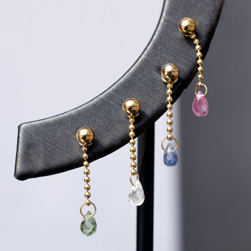 Eudora Single Charm with Sapphire