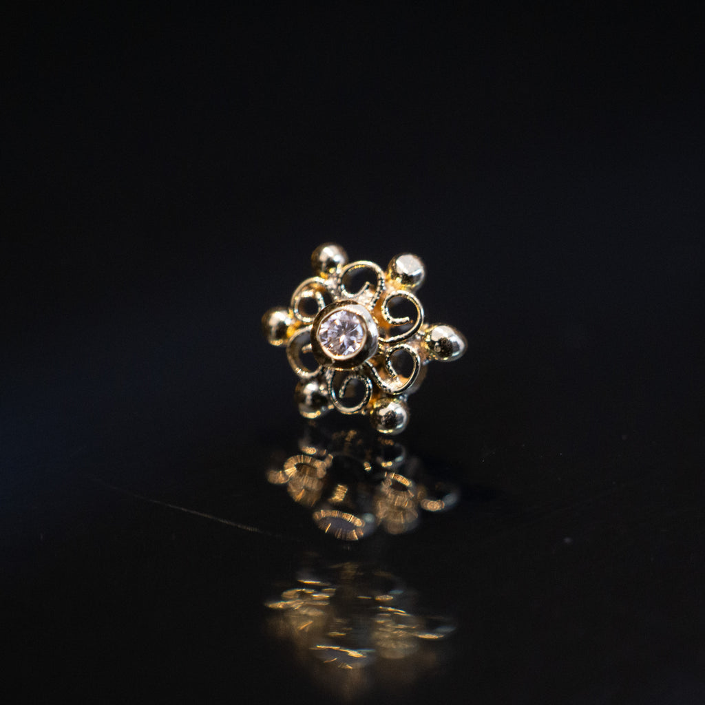 Diamond Padme Pin End