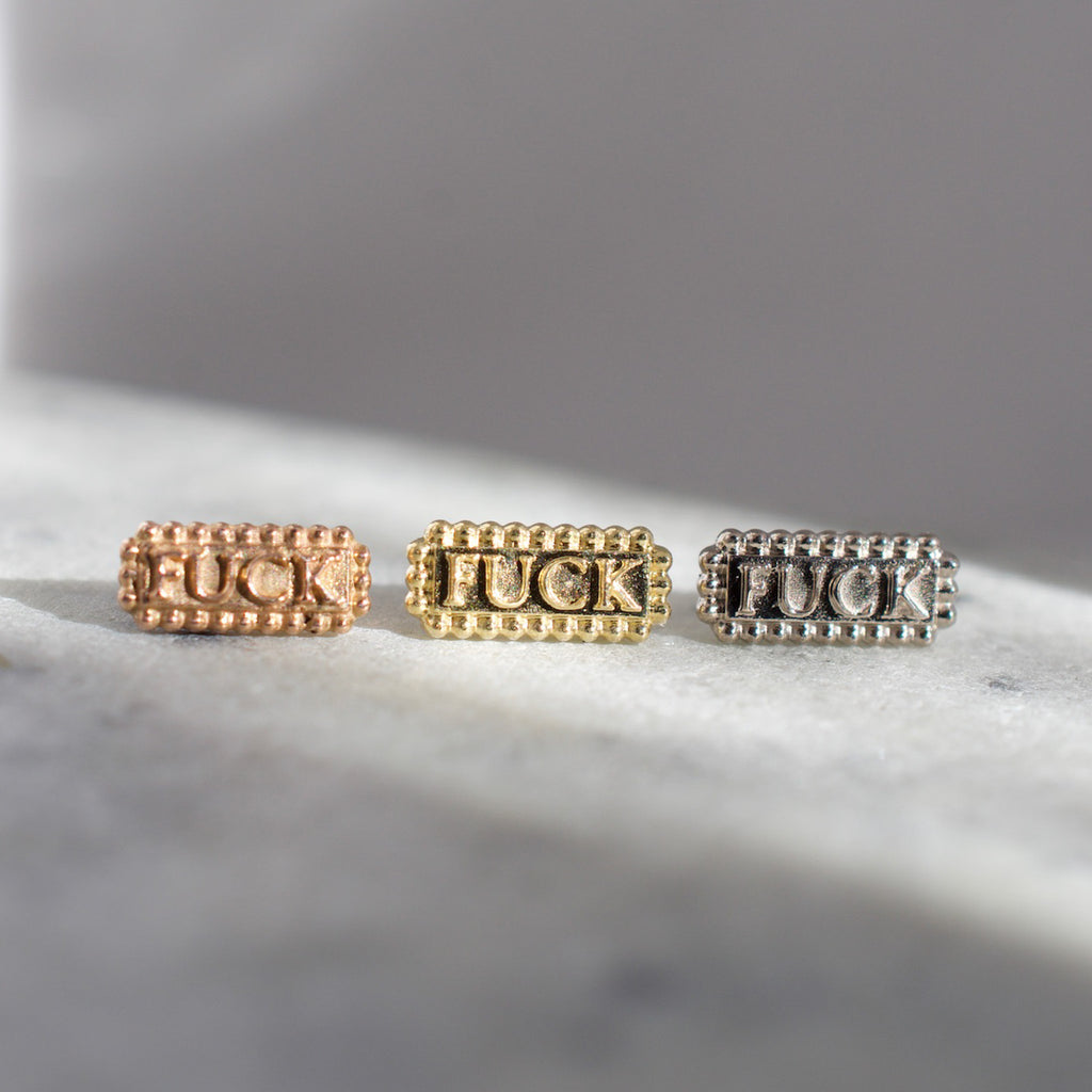 Four Letter Word Pin End