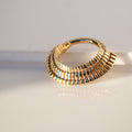 Milgrain Shield Hinged Ring