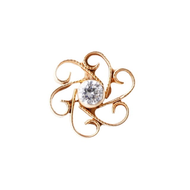 Diamond Shakti Pin End