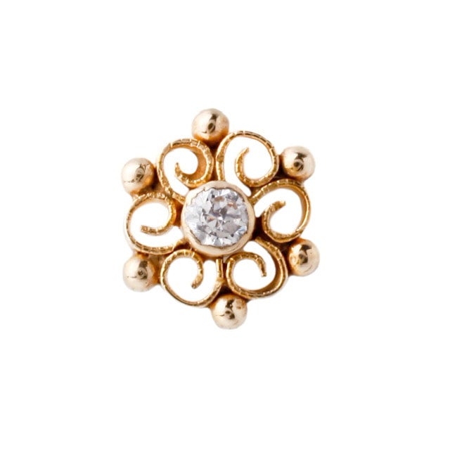 Diamond Padme Pin End