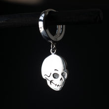 Load image into Gallery viewer, Silver Charm Hinged Earring