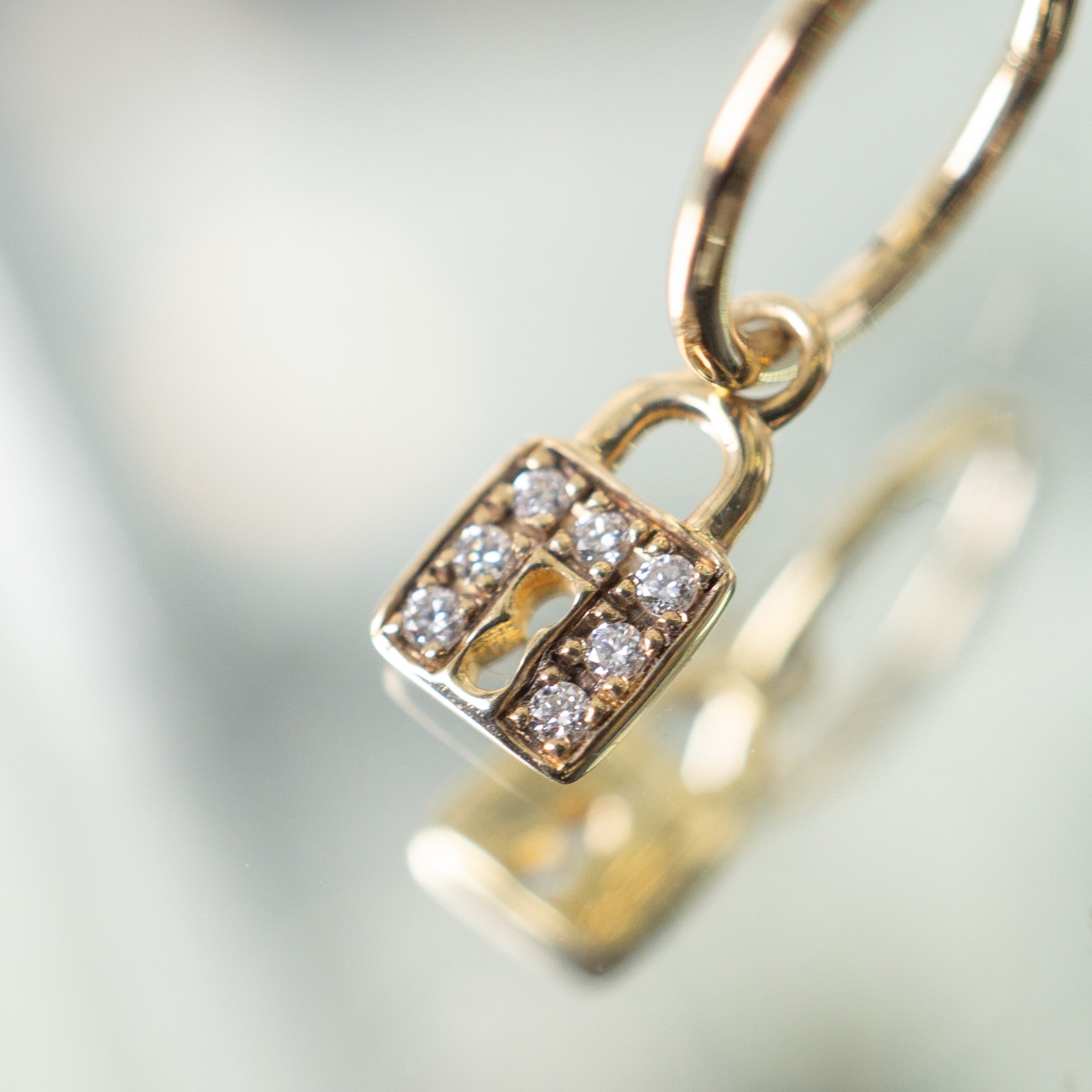 Diamond Lock Charm