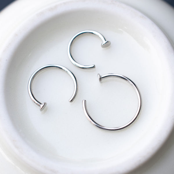 Stainless Steel Nostril Nail