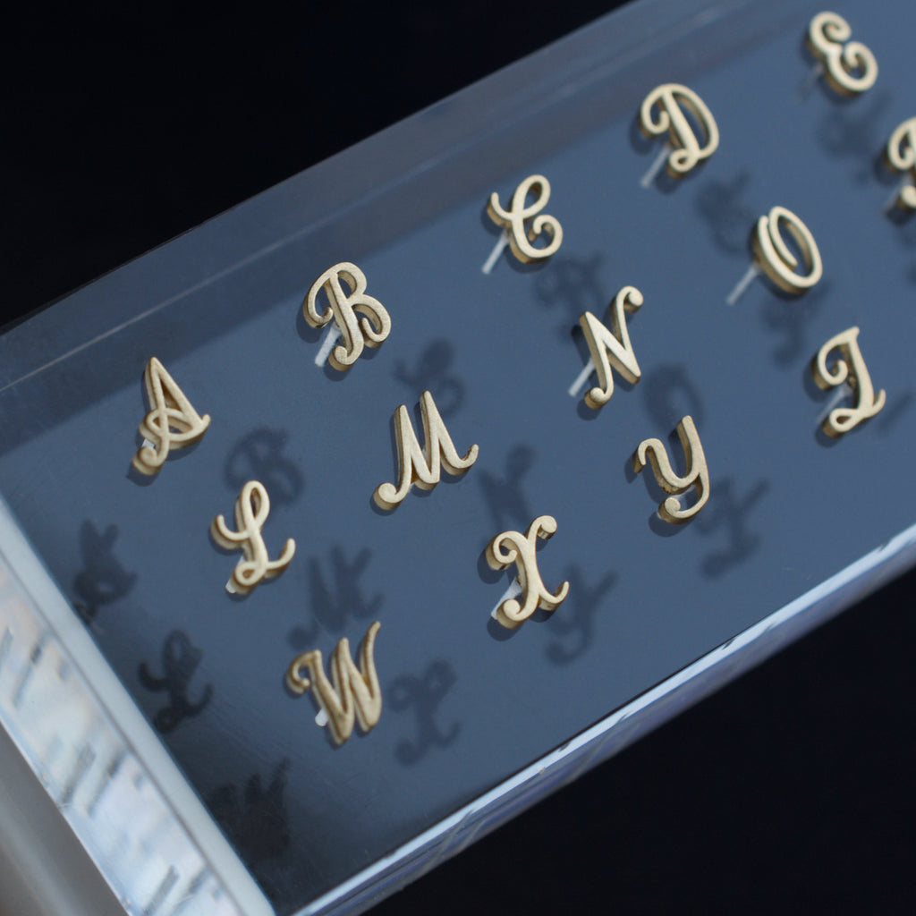 Script Letter Threaded End