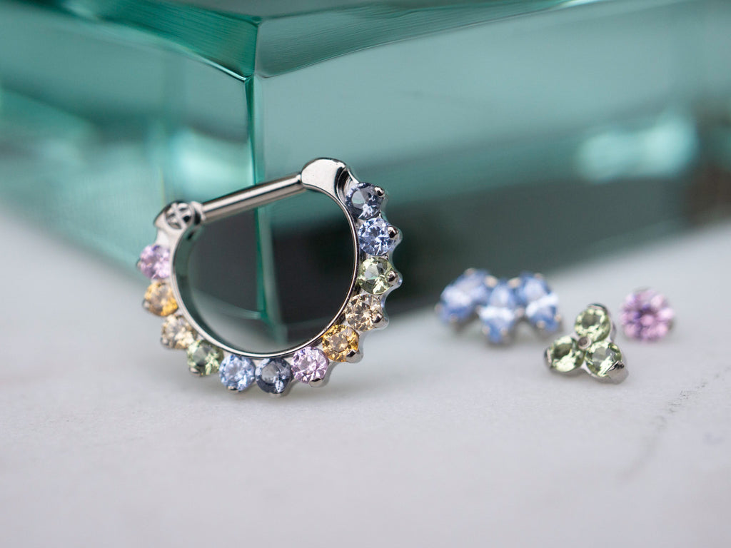 Pastel Rainbow CZ Odyssey Clicker