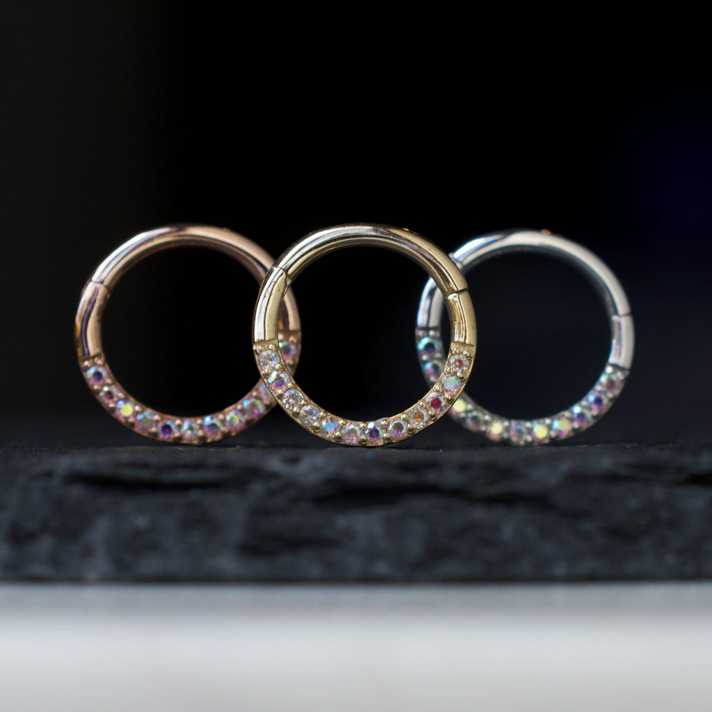 Mercury Mist Hinged Ring