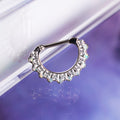Aphrodite White CZ + Opal Odyssey Clicker