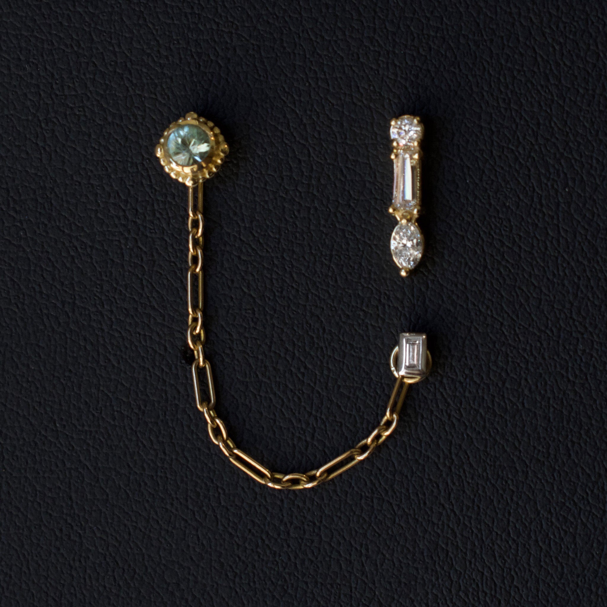 Mixed Shape Diamond Threaded End