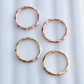 Textured Hinged Ring