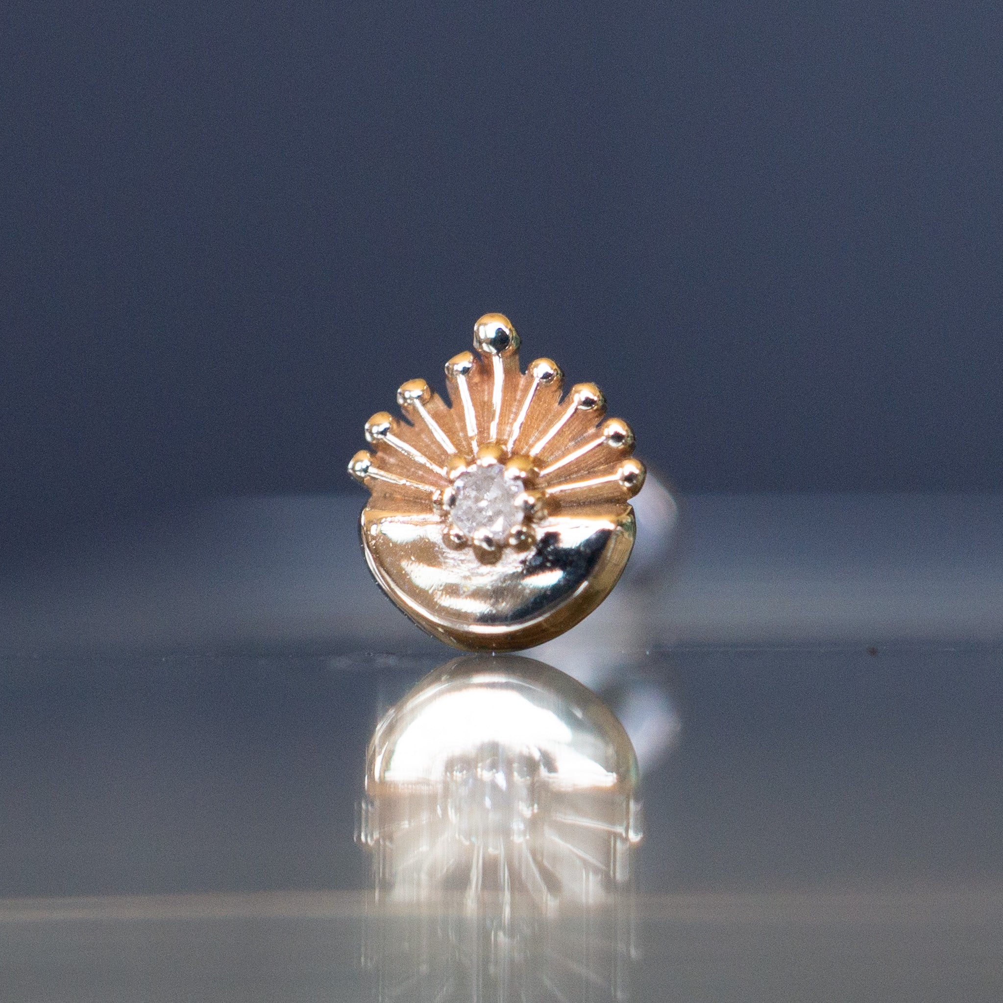 Radiant Teardrop Threaded End