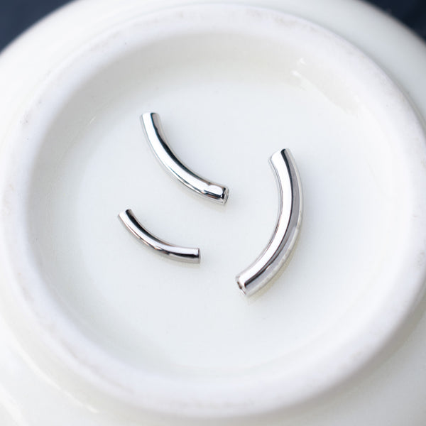 Curved Barbell Post (16g-12g)