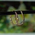 Faceted Bead Hoops