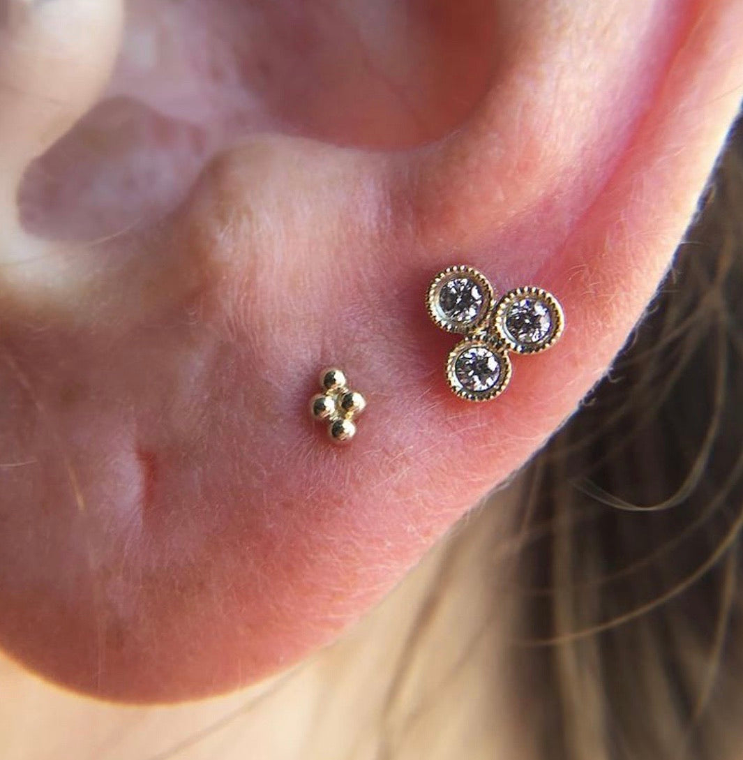 4 Bead Threaded End