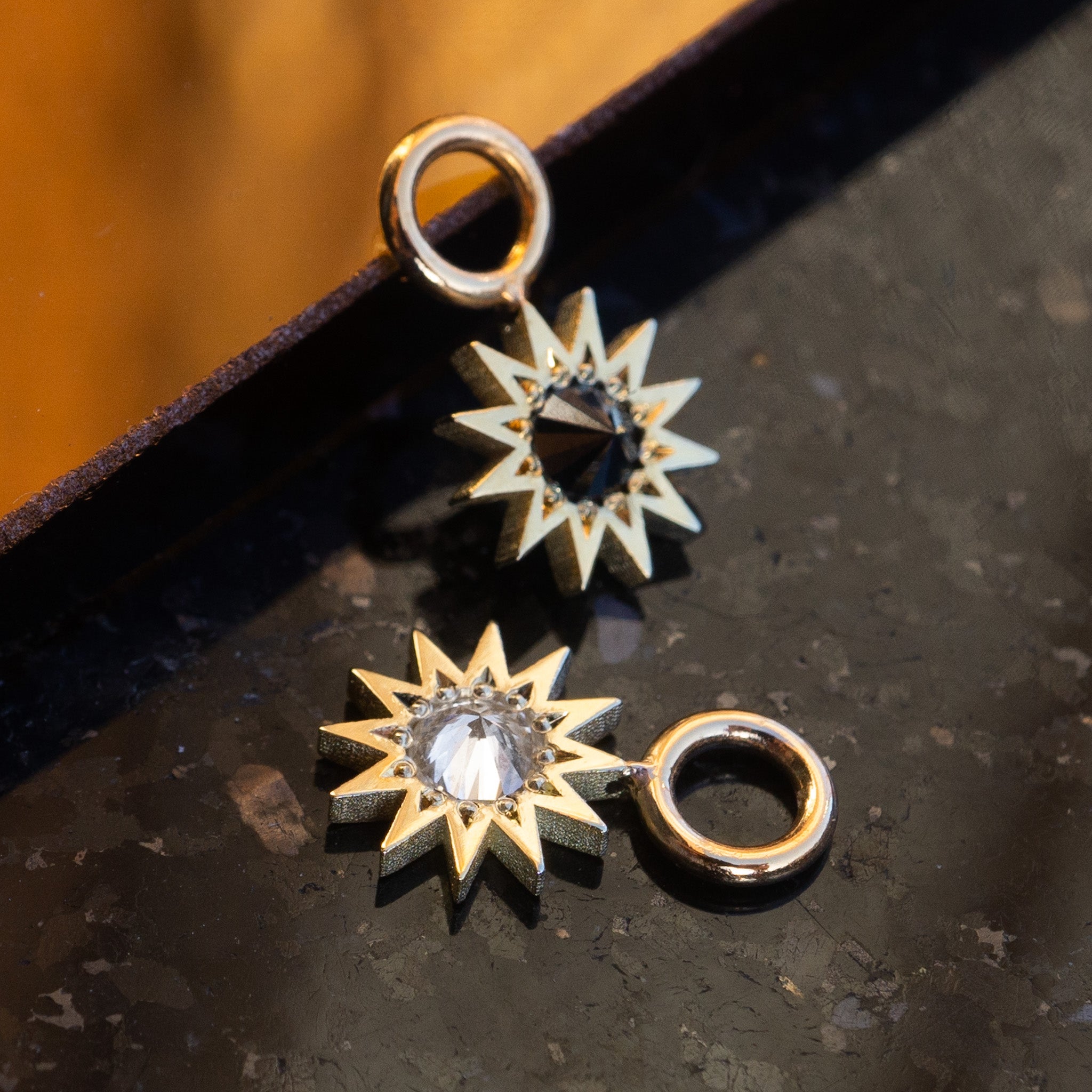 Inverted Diamond Spur Charm