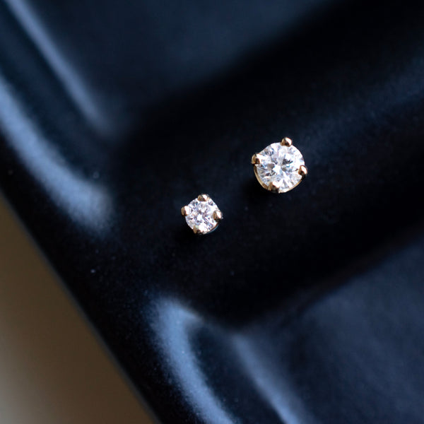 Diamond Prong Threaded End