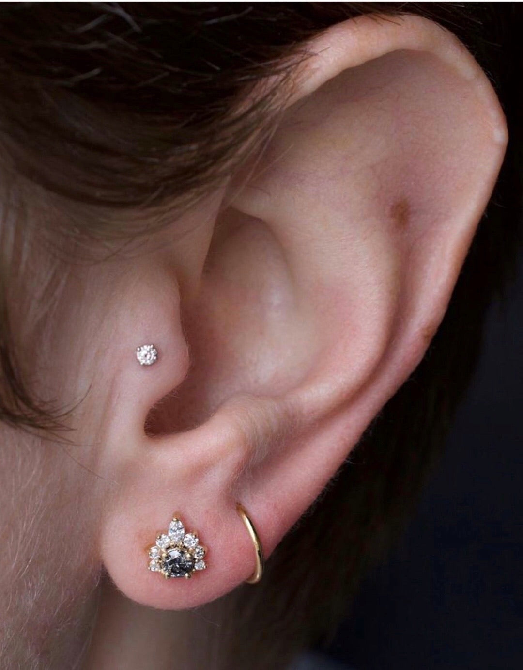 Diamond Prong Threaded End